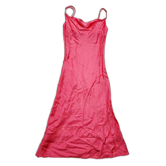 Zara Women’s Pink Satin Effect Slip Dress size M - Picture 6 of 11